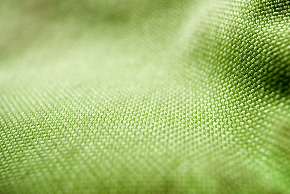 Grüne Textilie